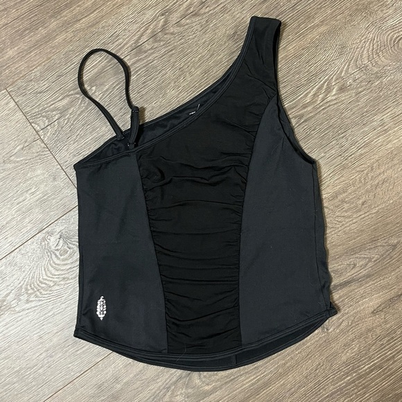 *NWOT* Free People Cinched In Cami - Black - Picture 2 of 5